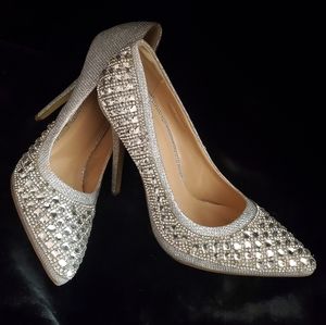 Celeste Diamond Encrusted Heels